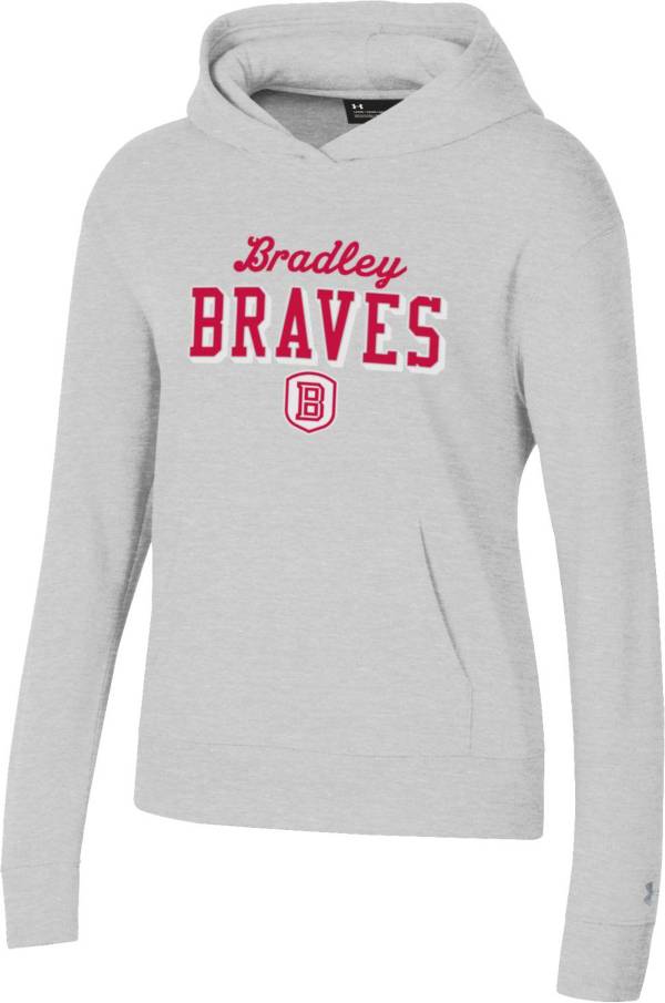 Women's Under Armour Gray Bradley Braves Performance T-Shirt