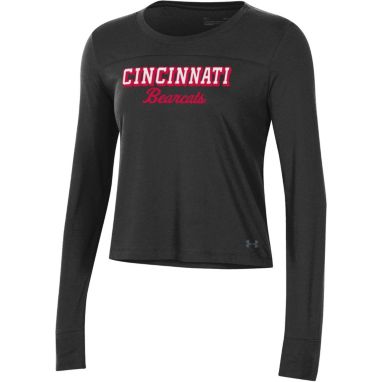 sorry, Under Armour Women's Cincinnati Bearcats Black Performance Cotton Long Sleeve T-Shirt is currently out of stock