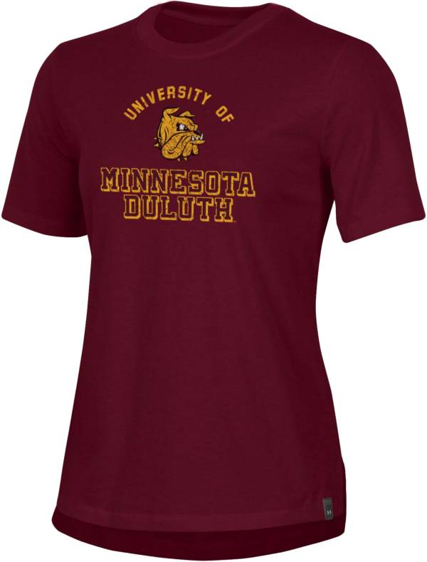 Under Armour Women's Minnesota-Duluth Bulldogs Maroon Performance Cotton T-Shirt