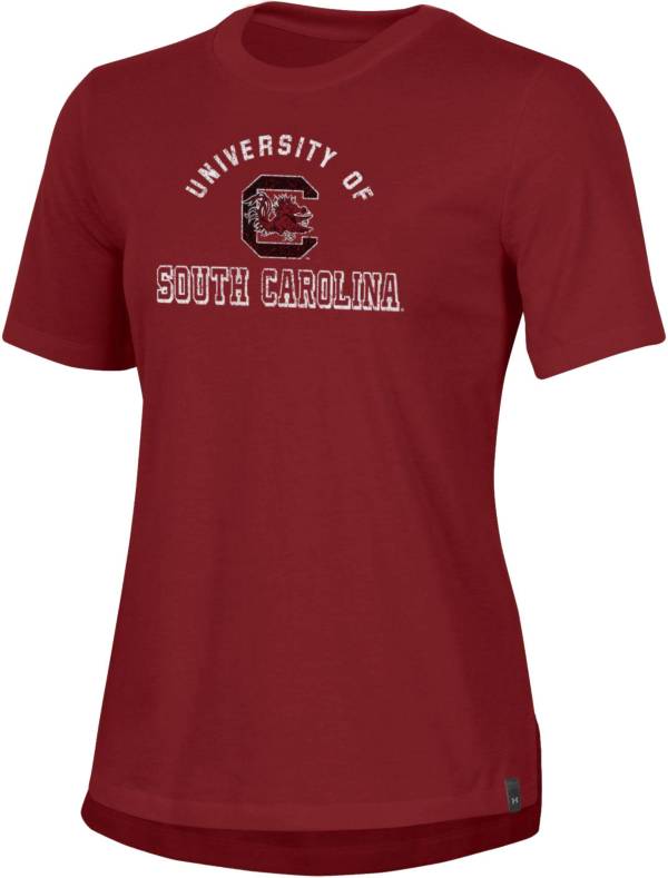 Under Armour Women's South Carolina Gamecocks Garnet Performance Cotton T-Shirt