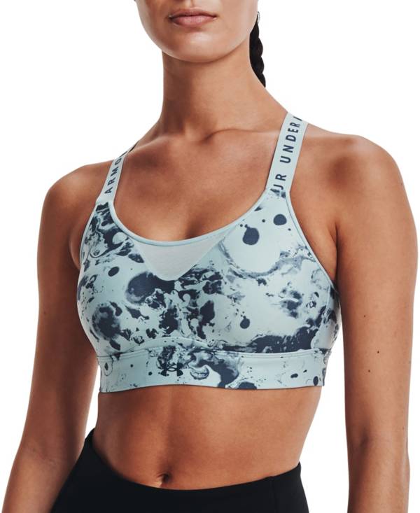 Under Armour Women's UA Infinity Printed Crossback High Impact Sports Bra