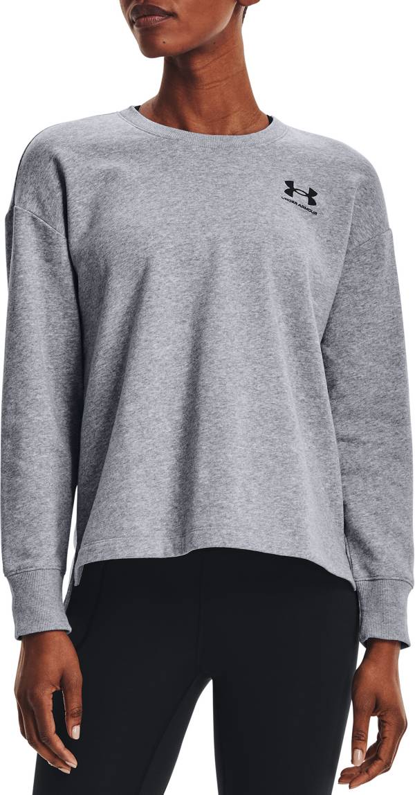 Armour Women's Rival Fleece Oversize Crewneck Sweatshirt | Dick's Sporting Goods