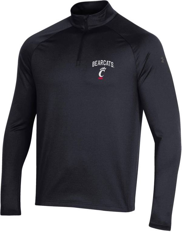 Under Armour Youth Cincinnati Bearcats Black Performance Quarter-Zip Pullover Shirt product image
