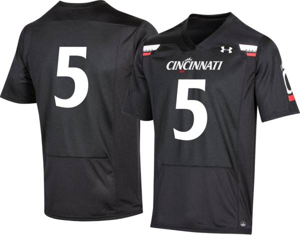 Under Armour Youth Cincinnati Bearcats #5 Black Replica Football Jersey