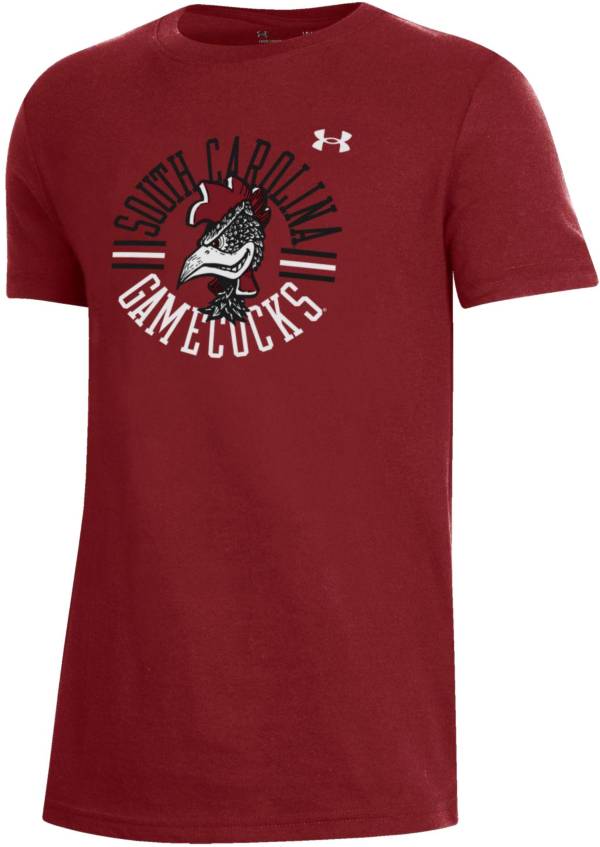 Under Armour Youth South Carolina Gamecocks Garnet Performance Cotton T-Shirt