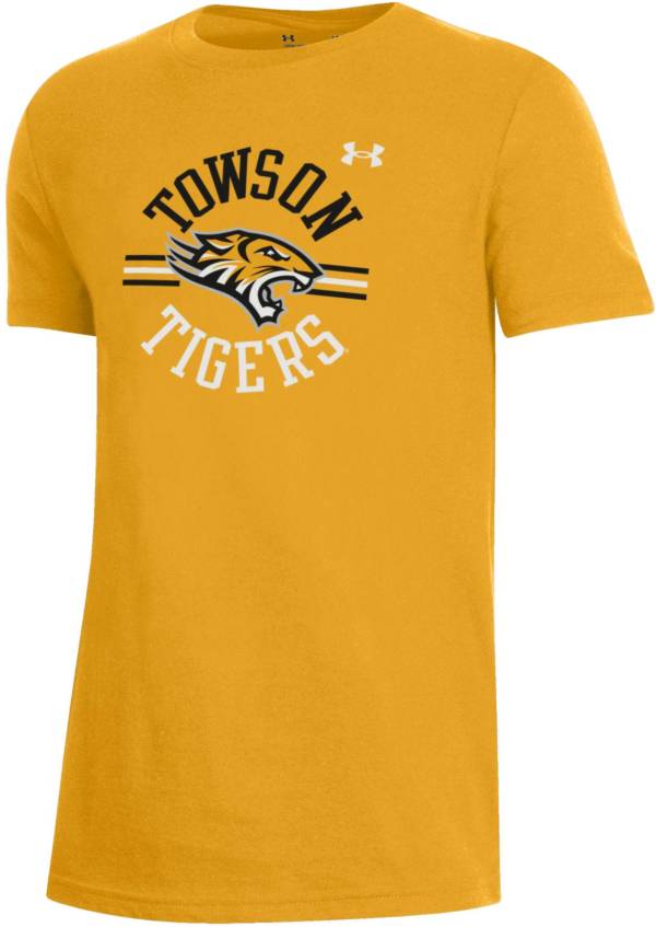 Under Armour Youth Towson Tigers Gold Performance Cotton T-Shirt product image