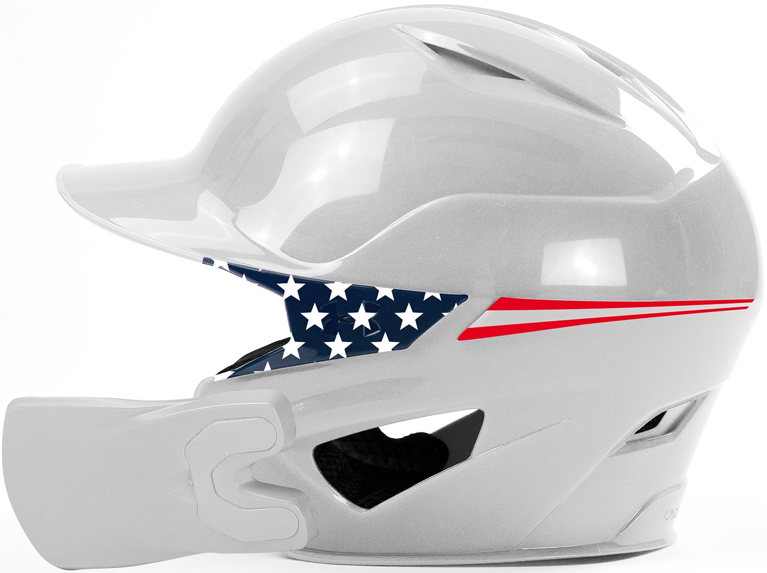 Under Armour Junior USA Converge Baseball Batting Helmet w/ Jaw Guard product image
