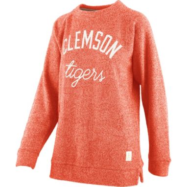 sorry, Pressbox Women's Clemson Tigers Orange Daniela Terrycloth Crew Pullover Sweatshirt is currently out of stock