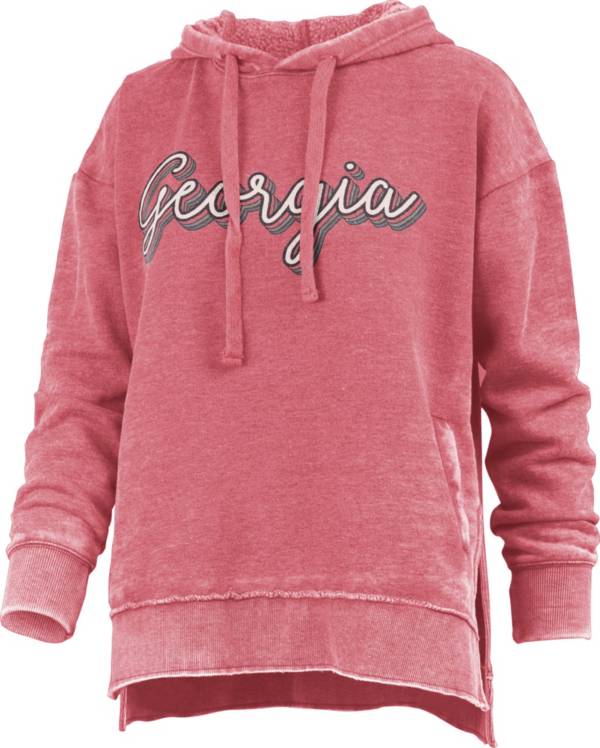 Pressbox Women's Georgia Bulldogs Red Go Girl Pullover Hoodie