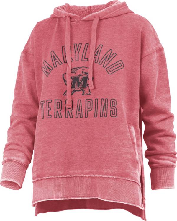 Pressbox Women's Maryland Terrapins Red Rockford Vintage Pullover Hoodie product image