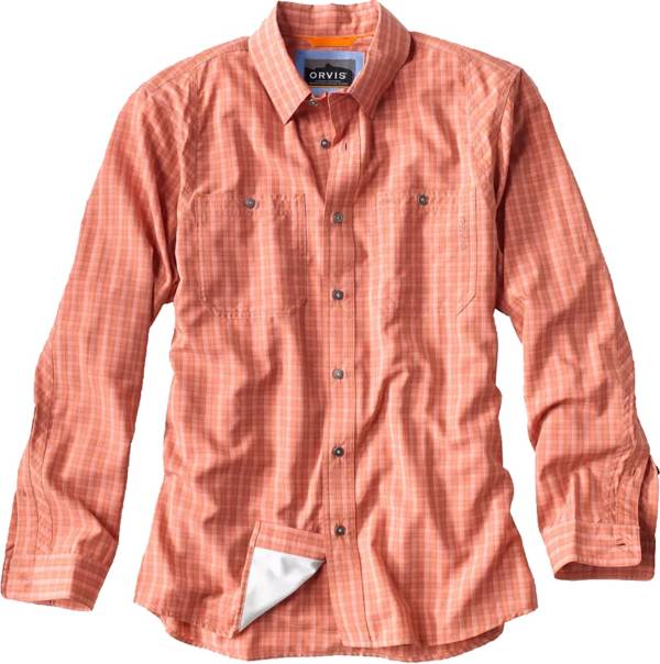 Orvis Men's Tech Chambray Plaid Work Shirt product image