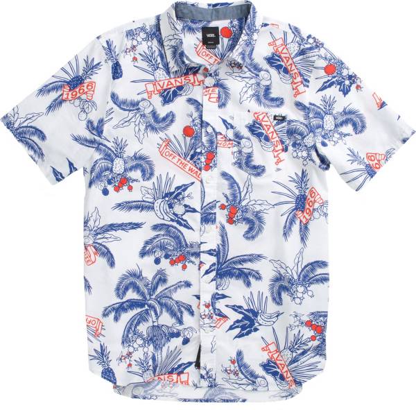 Vans Men's Market Print Woven Button Shirt | DICK'S Sporting Goods