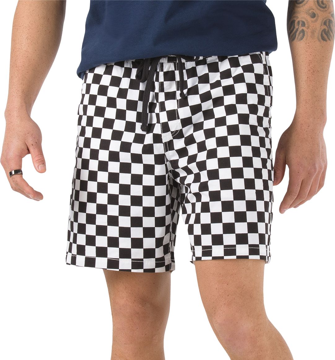 checkerboard shorts vans