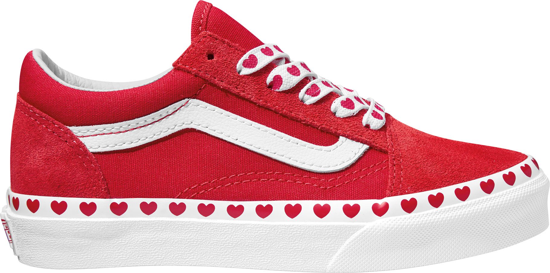 vans with red heart
