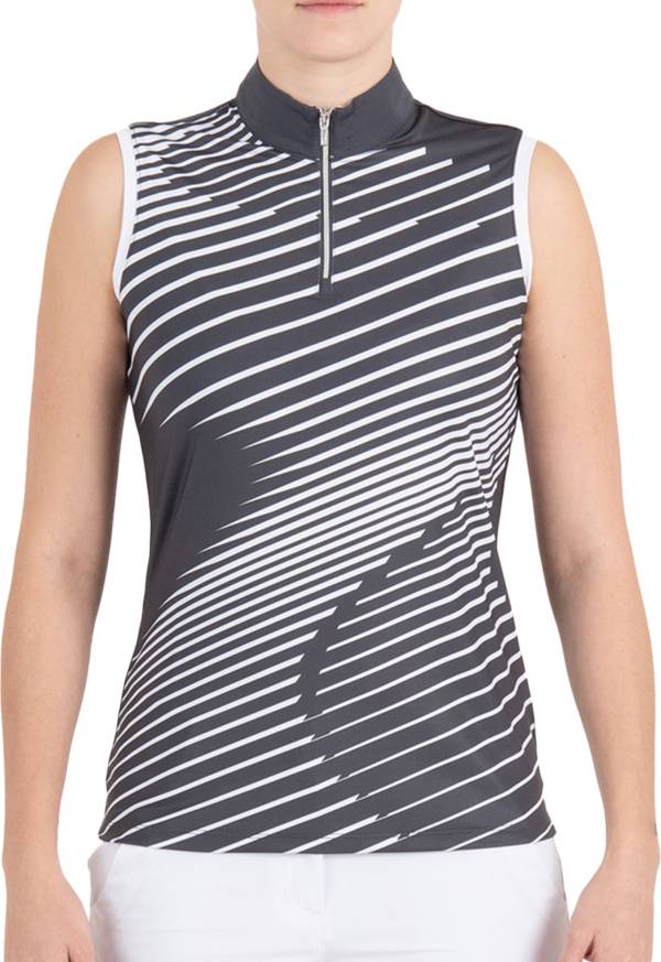Nivo Women's Pennie Sleeveless Mock Neck Polo Shirt product image