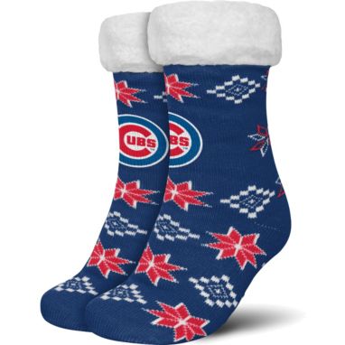 sorry, FOCO Chicago Cubs Cozy Socks is currently out of stock