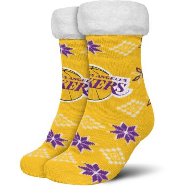 sorry, FOCO Los Angeles Lakers Cozy Footy Slippers is currently out of stock