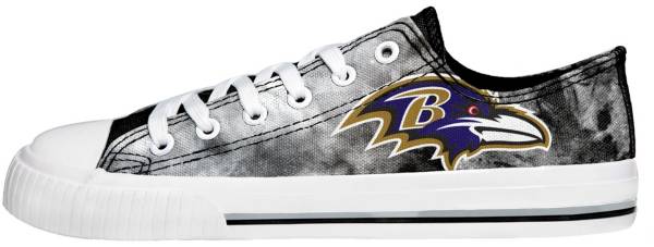 FOCO Women's Baltimore Ravens Tie Dye Canvas Shoes