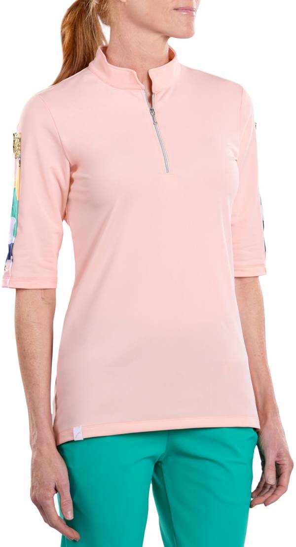 Women's polo shirts 2025 with elbow length sleeves