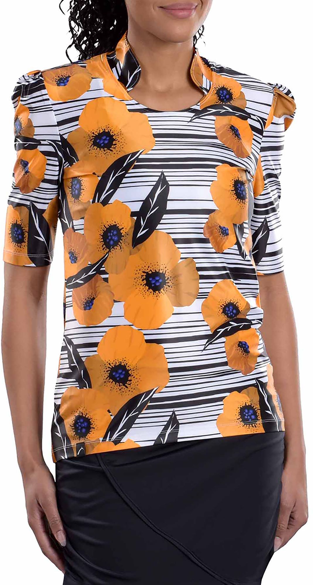 SwingDish Women's Kali Printed Golf Top product image