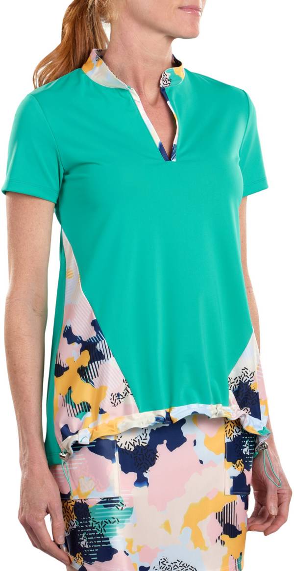 SwingDish Women's Scarlett Short Sleeve Golf Shirt Golf Galaxy