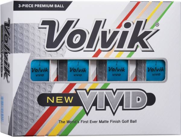 Volvik 2022 Vivid Matte Blue Golf Balls