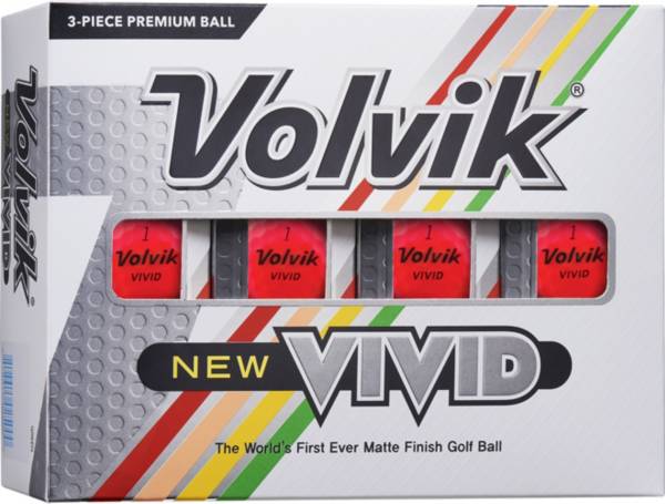 Volvik 2022 Vivid Matte Pink Golf Balls