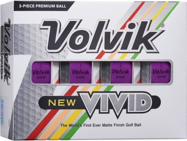 Volvik 2022 Vivid Matte Purple Golf Balls