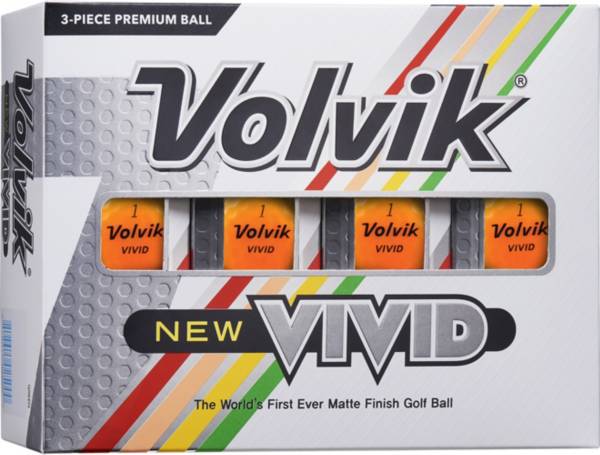 Volvik 2022 Vivid Matte Orange Golf Balls