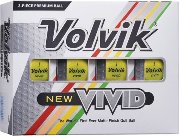 Volvik 2022 Vivid Matte Yellow Golf Balls product image