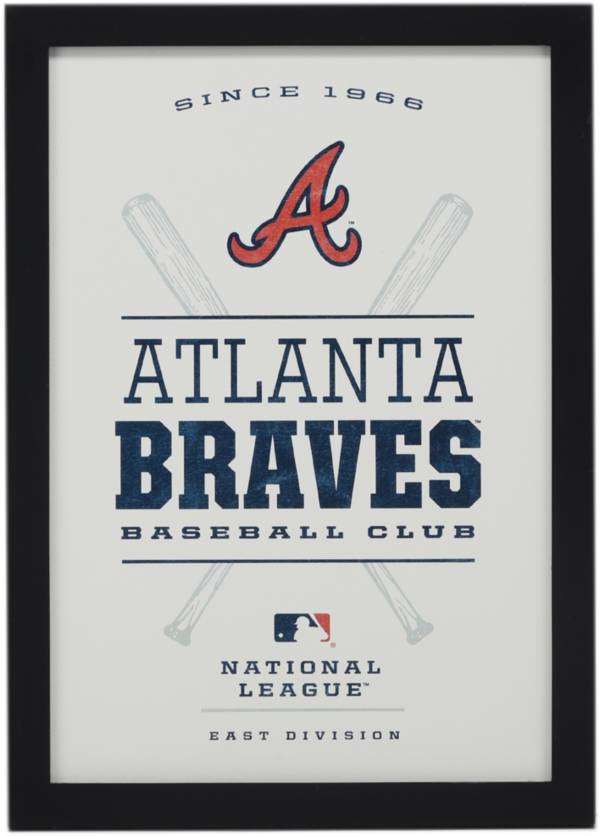 Open Road Atlanta Braves Framed Wood Sign product image