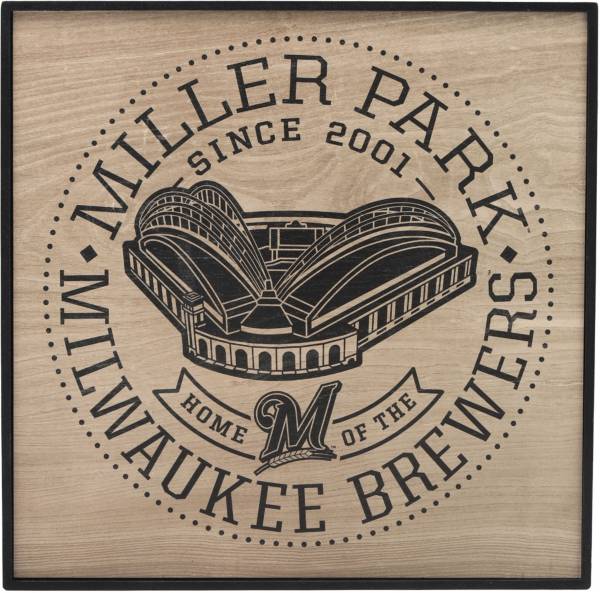 Open Road Milwaukee Brewers Framed Stadium Sign product image