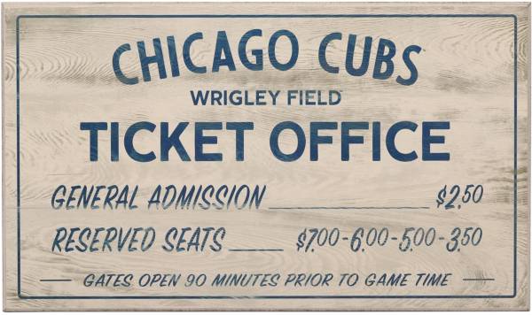 Open Road Chicago Cubs Ticket Office Sign product image