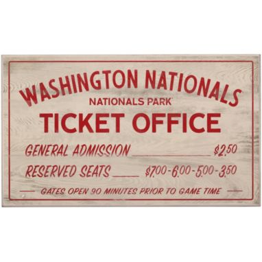 sorry, Open Road Washington Nationals Ticket Office Sign is currently out of stock