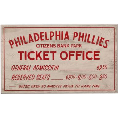 sorry, Open Road Philadelphia Phillies Ticket Office Sign is currently out of stock