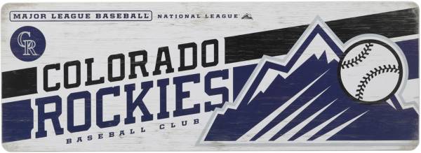 Open Road Colorado Rockies Traditions Wood Sign product image