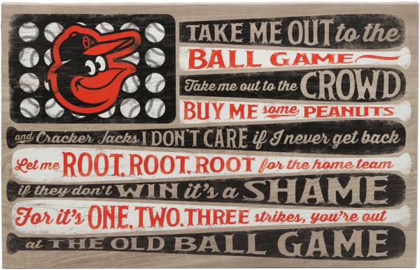 Open Road Baltimore Orioles Ball Game Canvas product image