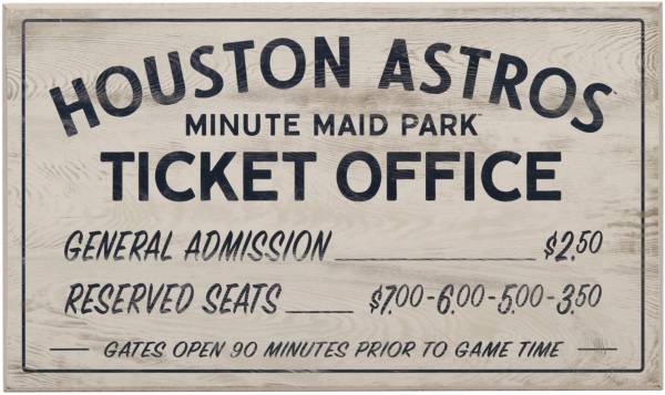 Open Road Houston Astros Ticket Office Sign product image