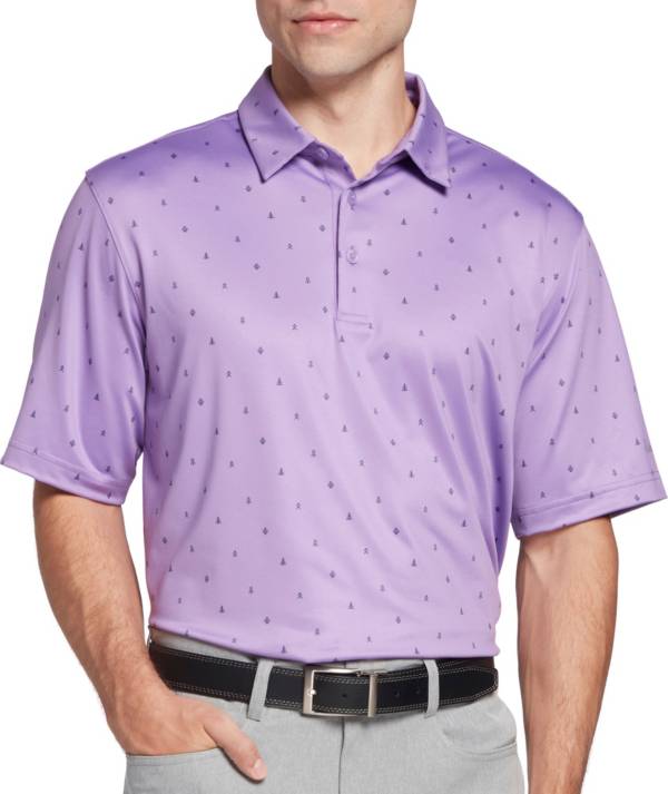 Walter Hagen Men's Geo Conversational Golf Polo