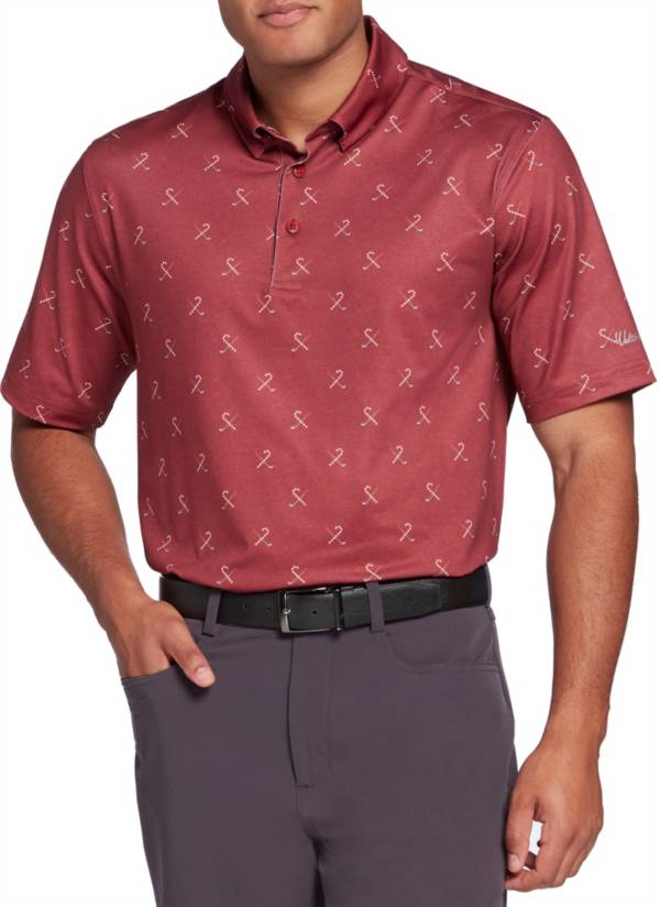 Walter Hagen Men's Perfect 11 Holiday Print Golf Polo product image