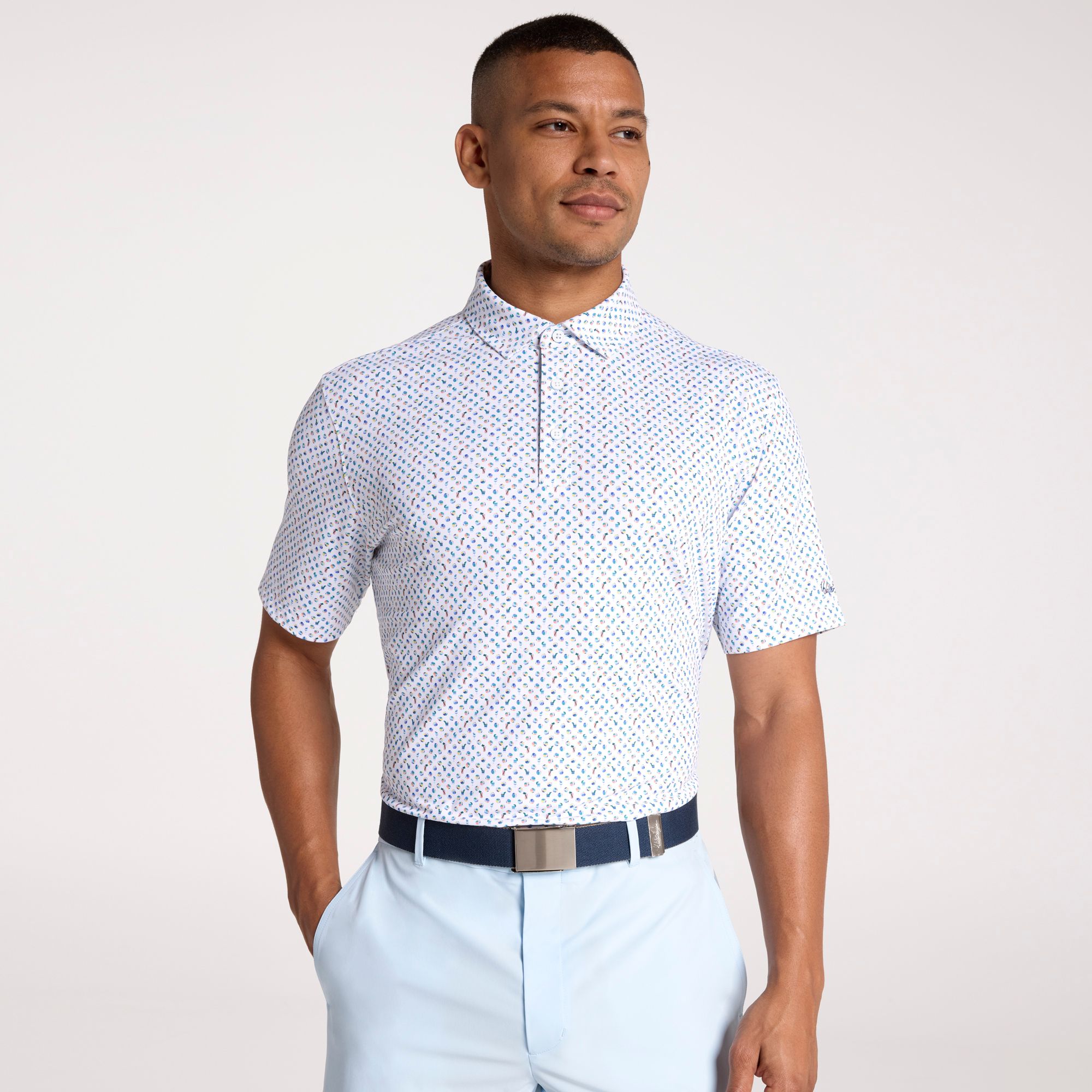 Walter Hagen Men's Performance 11 Novelty Print Golf Polo product image