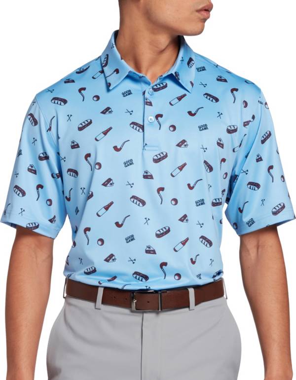 Walter Hagen Men's Summer Print Golf Polo