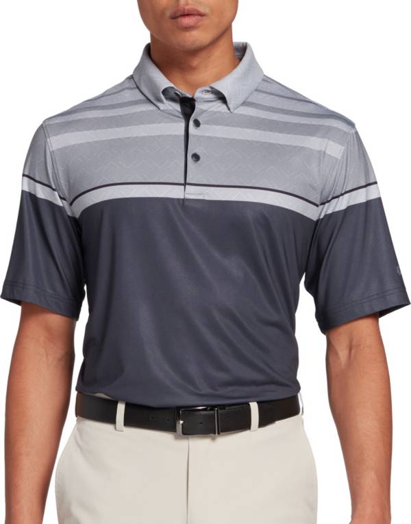 Walter Hagen Men's Textured Colorblock Golf Polo