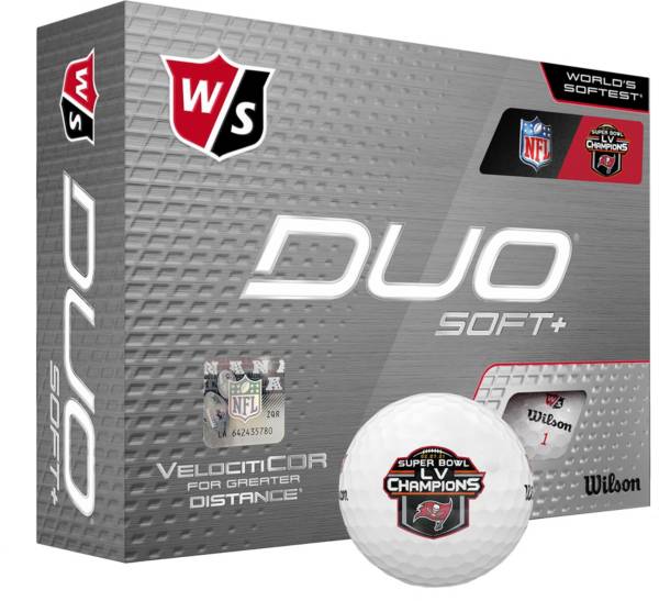 Wilson Staff Duo Soft+ Super Bowl Championship Golf Balls – Tampa Bay Buccaneers product image