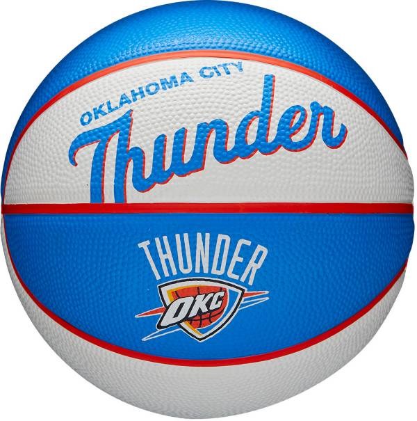 Wilson Oklahoma City Thunder 2" Retro Mini Basketball Dick's Sporting Goods