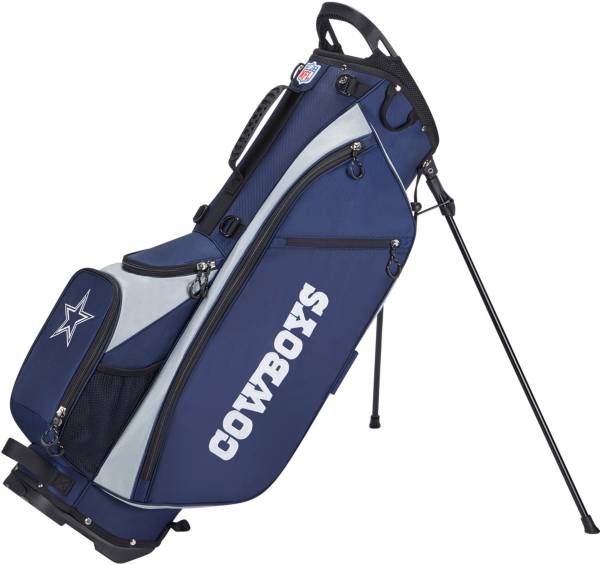 NFL Dallas Cowboys Golf Bag Dual Carry Straps 14 Way Stand Cart W/Cover