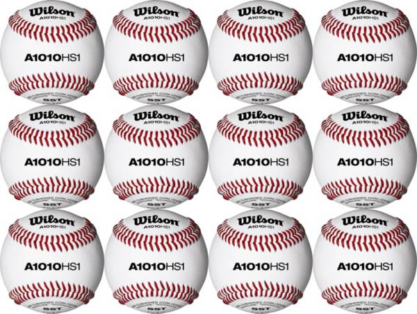 Wilson A1010 HS1 Pro Series SST Baseballs - 12 Pack