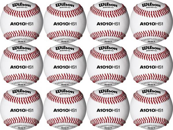 Wilson A1010 HS1 Pro Series SST Baseballs - 12 Pack