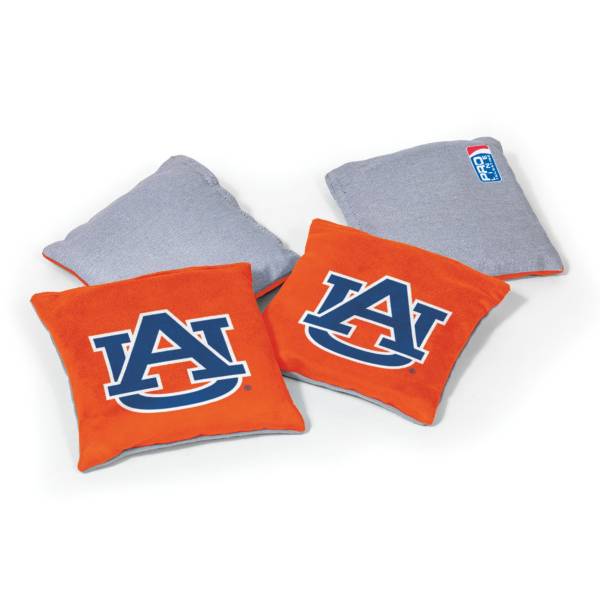 Wild Sports Auburn Tigers 4 pack Logo Bean Bag Set | Dick's Sporting Goods