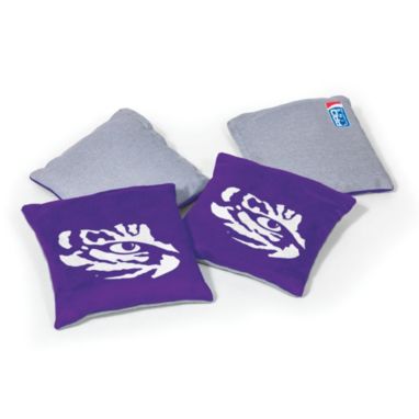 sorry, Wild Sports LSU Tigers 4 pack Bean Bag Set is currently out of stock